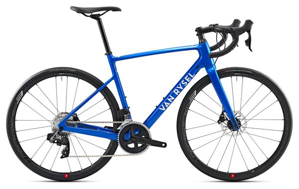 Van Rysel NCR CF Road Bike Sram Rival eTap AXS 12S 700mm Blue 2024