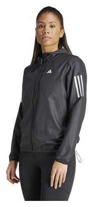 Chaqueta Cortaviento adidas Own The Run Negro, Mujer