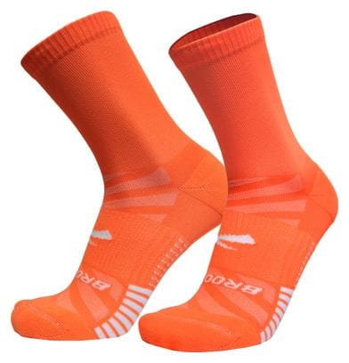 Brooks Ghost Lite Crew Socks Orange