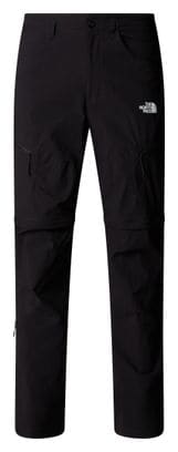 The North Face Exploration Tapered Convertible Pants Zwart Heren