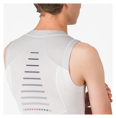 Top Castelli Free Speed 3 Homme Blanc Gris