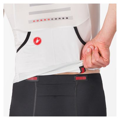 Top Castelli Free Speed 3 Homme Blanc Gris