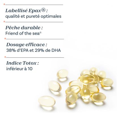 Oméga 3 Epax® - Cure 3 Mois - Nutraclear - Oméga 3