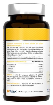 Oméga 3 Epax® - Cure 3 Mois - Nutraclear - Oméga 3