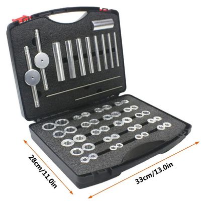 Kit d’installation et d'extraction de roulements de moyeu vélo – 20 paires de blocs + 8 tubes de guidage