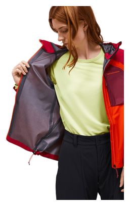 Waterdichte damesjas Peak Performance Trail Hipe 3L Orange