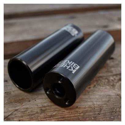 BMX PEGS PRO CNC ADULTE NOIR 10MM/14MM KHEBIKES