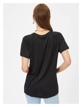 Damen Kurzarm T-Shirt Smartwool Active Ultralite Schwarz XS