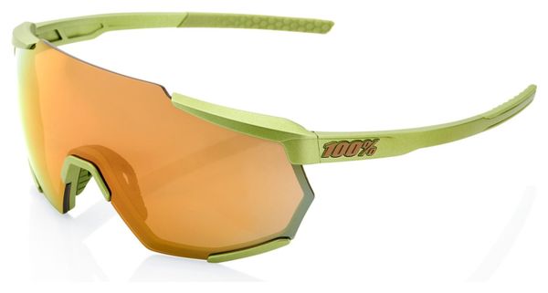 100% Racetrap Metallic Green / Bronze Mirror Goggles