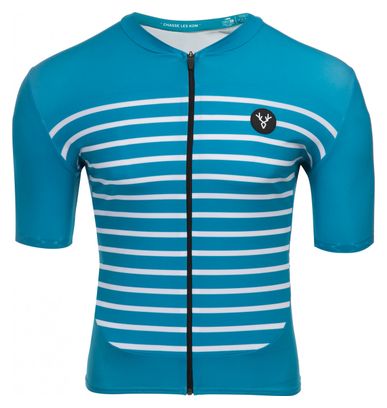 LeBram Ventoux Short Sleeve Jersey Sapphire Blue Slim Fit