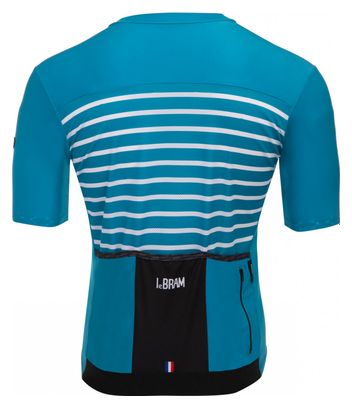 LeBram Ventoux Short Sleeve Jersey Sapphire Blue Slim Fit
