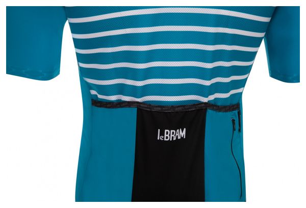 LeBram Ventoux Short Sleeve Jersey Sapphire Blue Slim Fit