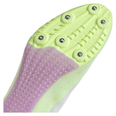 adidas Performance Sprintstar Wit Groen Roze Unisex Track &amp; Field Schoenen