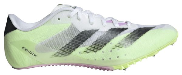 Chaussures d'Athlétisme Unisexe adidas Performance Sprintstar Blanc Vert Rose