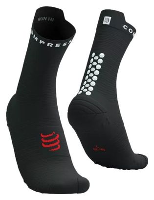 Compressport Pro Racing Socks v4.0 Run High Schwarz/Weiß/Rot