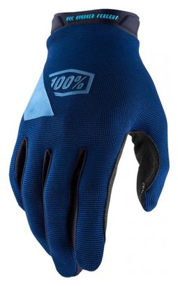 100% Ridecamp Navy / Blue Long Gloves