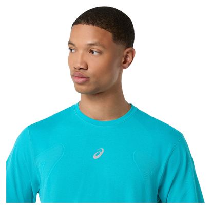 Men's Asics Road Seamless Blue Running T-Shirt