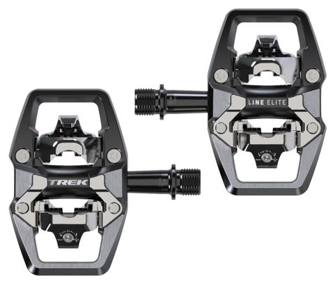 Coppia di pedali automatici Trek Line Elite Nero / Grigio