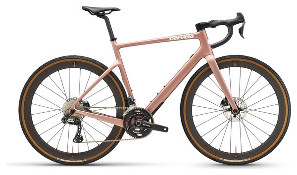 Bicicleta Gravel Cervelo Áspero 5 Shimano GRX 815 Di2 11V Five Rose 2024