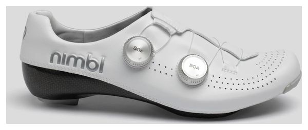 Nimbl Ultimate Glide racefietsschoenen Wit/Zilver