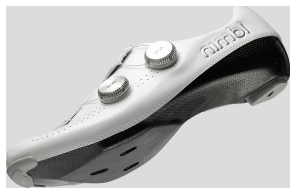 Nimbl Ultimate Glide racefietsschoenen Wit/Zilver