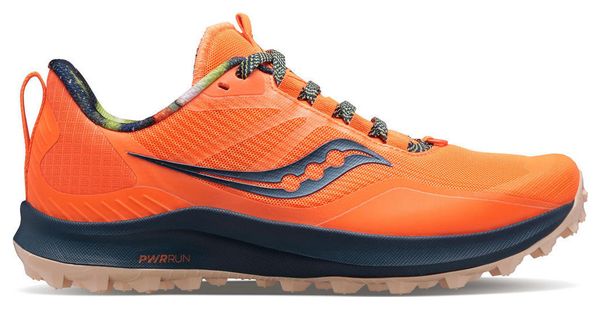 Zapatillas Trail Running Saucony Peregrine 12 Campfire Campfire Naranja Azul Mujer