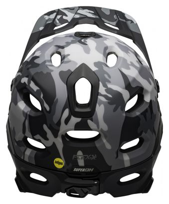 Casque avec Mentonnière Amovible Bell Super DH Mips Noir Gris Camo