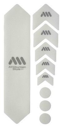 ALL MOUNTAIN STYLE Honey Comb Frame Protector Kit 9 stuks - Clear