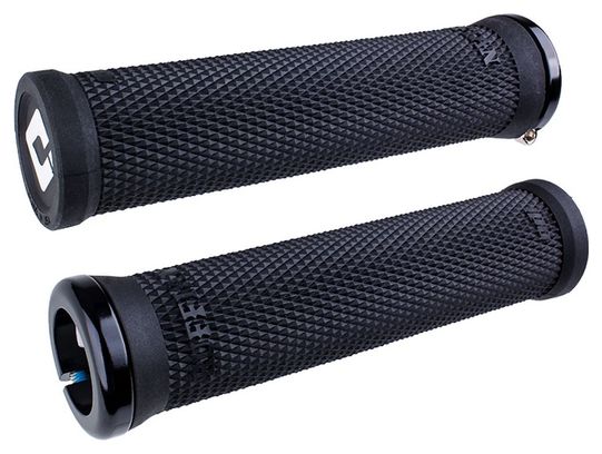 Paar Odi Ruffian Grips V2.1 135 mm Schwarz / Weiß