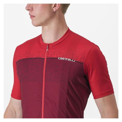 Castelli Unlimited Entrata Short Sleeve Jersey Red/Bordeaux