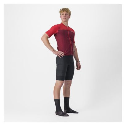 Castelli Unlimited Entrata Short Sleeve Jersey Red/Bordeaux