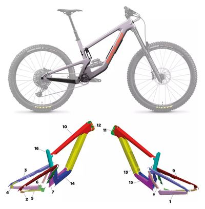 SANTA CRUZ NOMAD 6 CARBON 2022 - M - GLOSSY