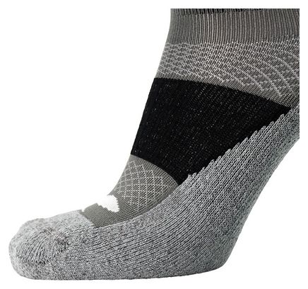 Brooks High Point Trail Crew Socken Schwarz Unisex