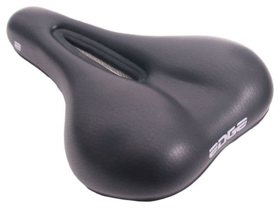 EDGE Selle de vélo Vento - Unisexe - Noir