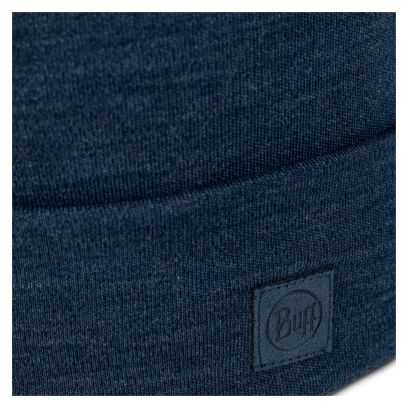 Unisex Buff Merino Heavyweight Hat Navy Blue