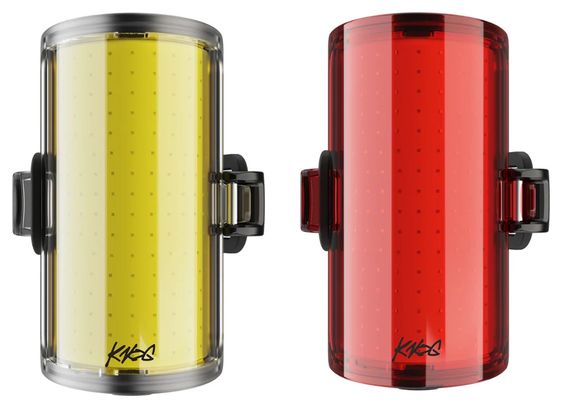 Paire d'Éclairages Avant/Arrière Knog Cobber Reflex Twinpack Noir