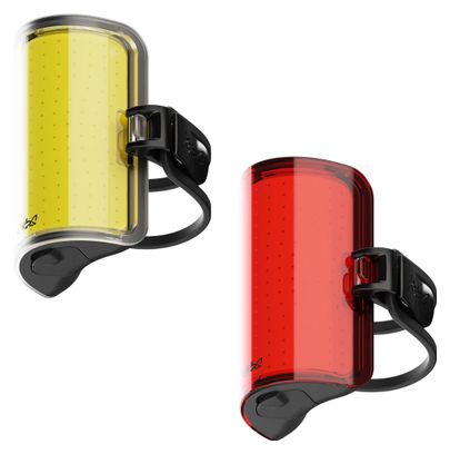 Paire d'Éclairages Avant/Arrière Knog Cobber Reflex Twinpack Noir