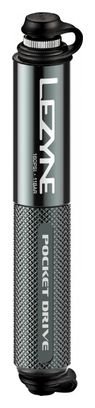 Lezyne Pocket Drive Hand Pump (Max 160 psi / 11 bar) Lite Grey