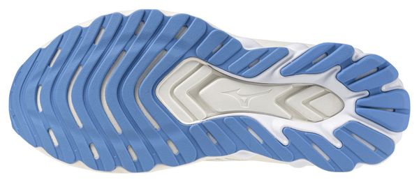 Mizuno Wave Skyrise 7 Running Shoes, White/Blue, Women's