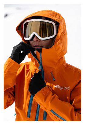 Giacca impermeabile da donna Lagopedv Eve Orange