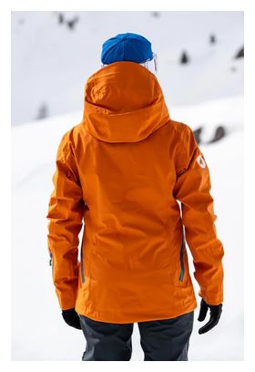 Veste Imperméable Femme Lagopedv Eve Orange 