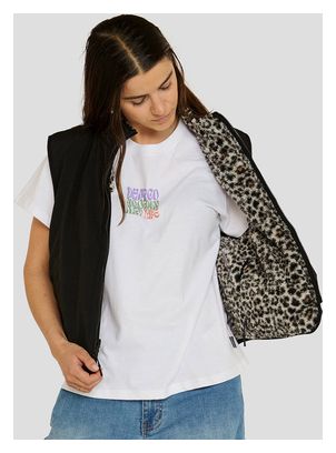 Wendeweste DHaRCO Sherpa Leopard für Damen
