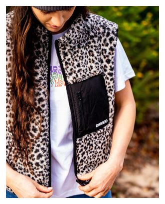 Wendeweste DHaRCO Sherpa Leopard für Damen
