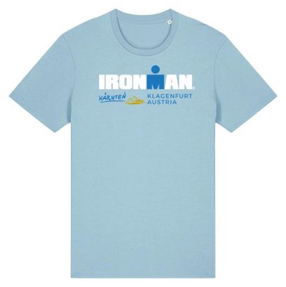 Camiseta de manga corta azul cielo para hombre Ironman Austria