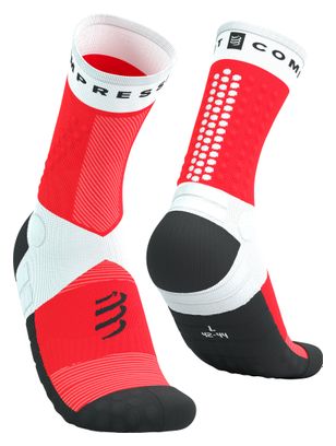 Compressport Ultra Trail V2.0 Sokken Wit/Rood