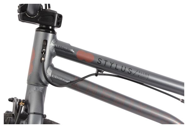 BMX adulte STYLUS V2 argent 20 pouces 8.9 kg