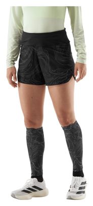 Pantaloncini da donna Compressport Performance Nero