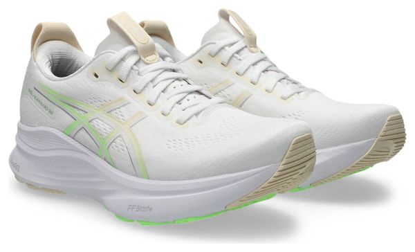 Asics Gel-Kayano 32 hardloopschoenen wit/groen dames