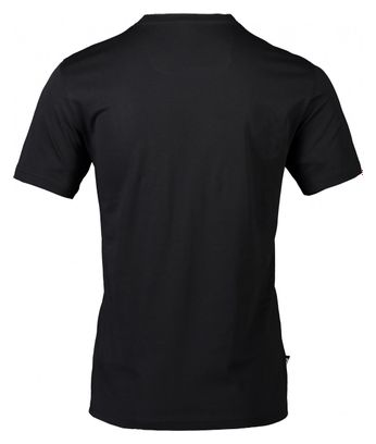 T-Shirt Poc Logo Noir Uranium