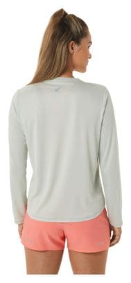 Asics FujiTrail Logo Grey Women's Long Sleeve Jersey